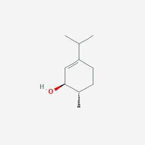 molecular formula C10H18O B097159 trans-3-(Isopropyl)-6-methylcyclohex-2-en-1-ol CAS No. 18675-28-0