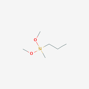 molecular formula C6H16O2Si B097161 Dimethoxymethylpropyl-silane CAS No. 18173-73-4