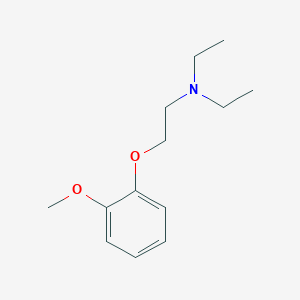 molecular formula C13H21NO2 B097164 Guaiactamine CAS No. 15687-23-7