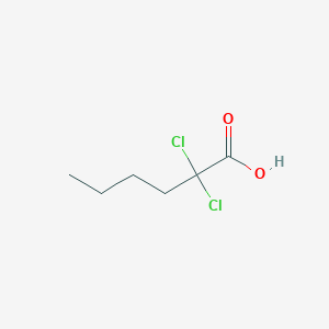 molecular formula C6H10Cl2O2 B097169 2,2-二氯己酸 CAS No. 18240-70-5