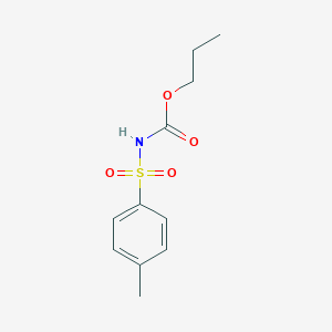 molecular formula C11H15NO4S B097170 propyl N-(4-methylphenyl)sulfonylcarbamate CAS No. 18303-01-0
