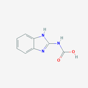 molecular formula C8H7N3O2 B097175 2-Benzimidazolecarbamic acid CAS No. 18538-45-9