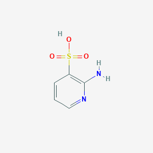 molecular formula C5H6N2O3S B097196 2-aminopyridine-3-sulfonic Acid CAS No. 16250-07-0
