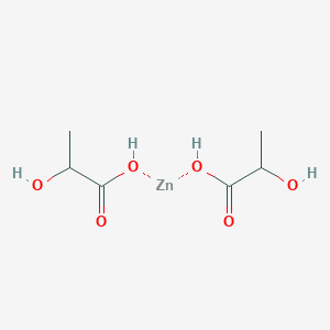 molecular formula C6H10O6Zn B097206 Lactic acid ZINC salt CAS No. 16039-53-5