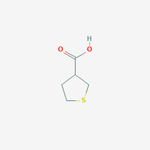molecular formula C5H8O2S B097208 Thiolane-3-carboxylic acid CAS No. 18133-20-5
