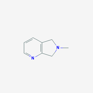 molecular formula C8H10N2 B097210 6-Methyl-6,7-dihydro-5H-pyrrolo[3,4-b]pyridine CAS No. 16087-93-7