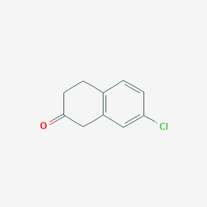 molecular formula C10H9ClO B097212 7-Chloro-2-tetralone CAS No. 17556-19-3