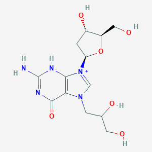 molecular formula C13H20N5O6+ B009722 Dhpdg CAS No. 104764-31-0