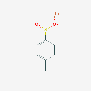 molecular formula C7H7LiO2S B097228 Lithium p-toluenesulphinate CAS No. 16844-27-2