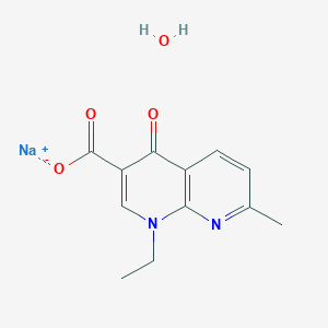 molecular formula C12H13N2NaO4 B097233 Nalidixate sodium CAS No. 15769-77-4