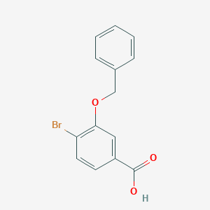 molecular formula C14H11BrO3 B097236 3-(苄氧基)-4-溴苯甲酸 CAS No. 17054-27-2