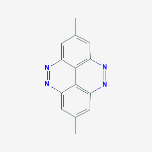 molecular formula C14H10N4 B097244 2,7-Dimethylcinnolino[5,4,3-cde]cinnoline CAS No. 23938-97-8