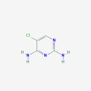 molecular formula C4H5ClN4 B097245 5-氯嘧啶-2,4-二胺 CAS No. 18620-64-9