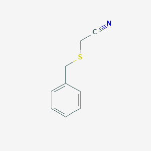 molecular formula C9H9NS B097248 (Benzylsulfanyl)acetonitrile CAS No. 17377-30-9