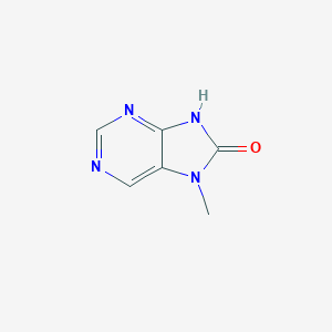 molecular formula C6H6N4O B097255 7-Methyl-1H-purin-8(7H)-one CAS No. 15886-44-9