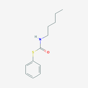 Pentylthiocarbamic acid S-phenyl ester