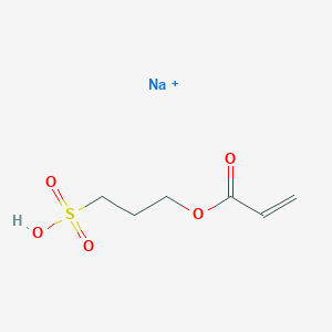molecular formula C6H10NaO5S B097258 Sodium 3-sulphonatopropyl acrylate CAS No. 15717-25-6