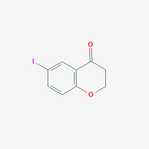 molecular formula C9H7IO2 B009726 6-Iodochroman-4-one CAS No. 101714-35-6