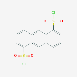 molecular formula C14H8Cl2O4S2 B097262 1,5-Anthracenedisulfonyl chloride CAS No. 17407-99-7