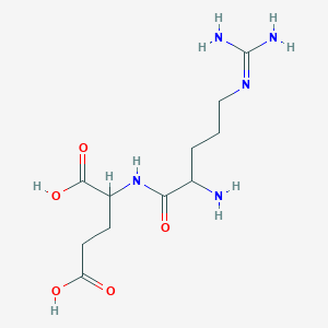 N~5~-(Diaminomethylidene)ornithylglutamic acid