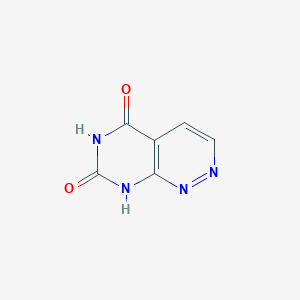 molecular formula C6H4N4O2 B097293 Pyrimido[4,5-c]pyridazine-5,7(1H,6H)-dione CAS No. 20886-77-5