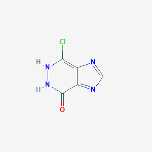 molecular formula C5H3ClN4O B097294 7-Chloro-5,6-dihydroimidazo[4,5-d]pyridazin-4-one CAS No. 28683-00-3