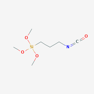 molecular formula C7H15NO4Si B097296 3-Isocyanatopropyltrimethoxysilane CAS No. 15396-00-6