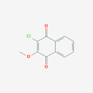 molecular formula C11H7ClO3 B097301 2-Chloro-3-methoxy-1,4-naphthoquinone CAS No. 15707-32-1