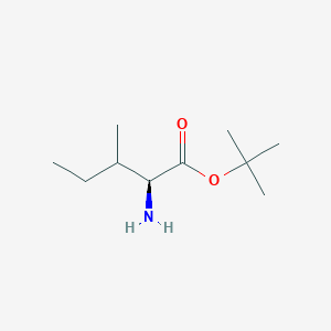 molecular formula C10H21NO2 B097303 tert-Butyl L-isoleucinate CAS No. 16874-08-1