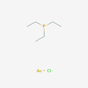 molecular formula C6H16AuClP+ B097305 Chloro(triethylphosphine)gold(I) CAS No. 15529-90-5