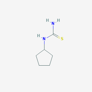 molecular formula C6H12N2S B009731 Cyclopentylthiourea CAS No. 102936-57-2
