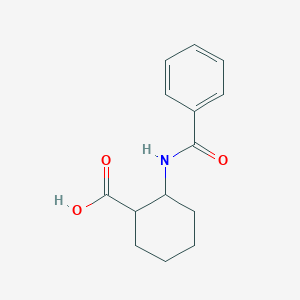 molecular formula C14H17NO3 B097316 2-(Benzoylamino)cyclohexanecarboxylic acid CAS No. 16524-13-3