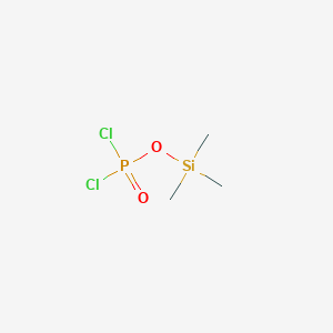 molecular formula C3H9Cl2O2PSi B097318 Dichlorophosphoryloxy(trimethyl)silane CAS No. 18026-83-0