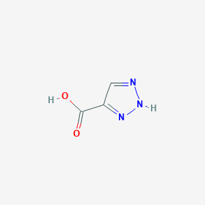 molecular formula C3H3N3O2 B097332 1H-1,2,3-triazole-4-carboxylic acid CAS No. 16681-70-2