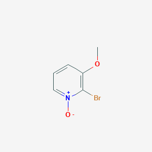 molecular formula C6H6BrNO2 B009734 2-Bromo-3-methoxypyridine 1-oxide CAS No. 104819-48-9