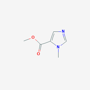 molecular formula C6H8N2O2 B097340 Methyl 1-methyl-1H-imidazole-5-carboxylate CAS No. 17289-20-2