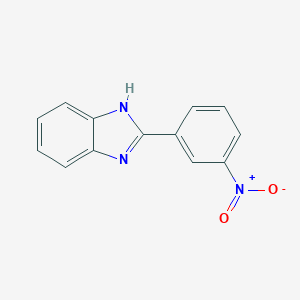 molecular formula C13H9N3O2 B097350 2-(3-硝基苯基)-1H-苯并咪唑 CAS No. 15456-62-9