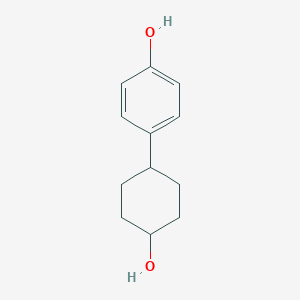 molecular formula C12H16O2 B097357 4-(4-Hydroxycyclohexyl)phenol CAS No. 16715-88-1