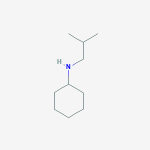molecular formula C10H21N B097364 N-Isobutylcyclohexylamine CAS No. 15443-52-4