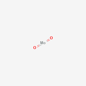 molecular formula MoO2 B097365 Molybdenum dioxide CAS No. 18868-43-4