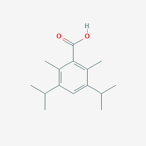 molecular formula C15H22O2 B097366 3,5-Diisopropyl-2,6-dimethylbenzoic acid CAS No. 18354-27-3