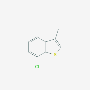 molecular formula C9H7ClS B097379 7-Chloro-3-MethylBenzo[B]Thiophene CAS No. 17514-68-0