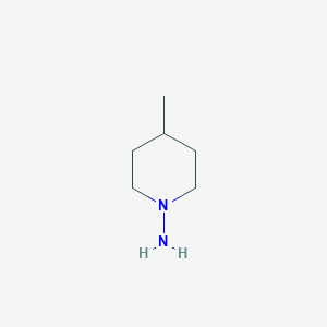 molecular formula C6H14N2 B097384 4-Methylpiperidin-1-amine CAS No. 19107-42-7