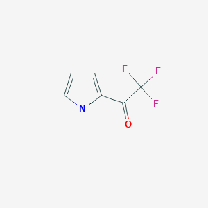 molecular formula C7H6F3NO B097388 2,2,2-Trifluoro-1-(1-methyl-1H-pyrrol-2-yl)ethanone CAS No. 18087-62-2