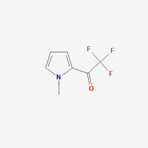 molecular formula C7H6F3NO B097388 2,2,2-Trifluoro-1-(1-methyl-1H-pyrrol-2-yl)ethan-1-one CAS No. 18087-62-2