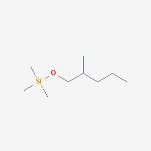 molecular formula C9H22OSi B097397 Trimethyl[(2-methylpentyl)oxy]silane CAS No. 17877-22-4