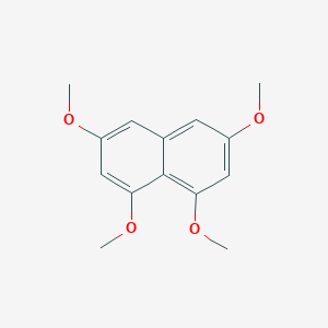 molecular formula C14H16O4 B097407 1,3,6,8-Tetramethoxynaphthalene CAS No. 17276-03-8