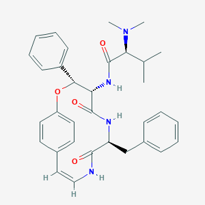 molecular formula C33H38N4O4 B097409 Integerressine CAS No. 17948-40-2