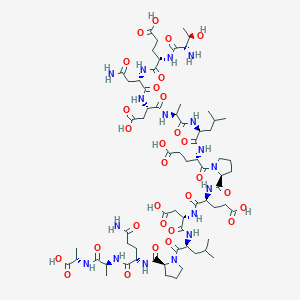 molecular formula C67H105N17O29 B009741 Prosomatostatin cryptic peptide CAS No. 105655-57-0