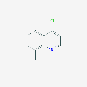 molecular formula C10H8ClN B097423 4-Chloro-8-methylquinoline CAS No. 18436-73-2